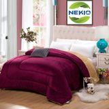  Chăn Lông Cừu Nekio Nhật Bản Đỏ Bordeaux 