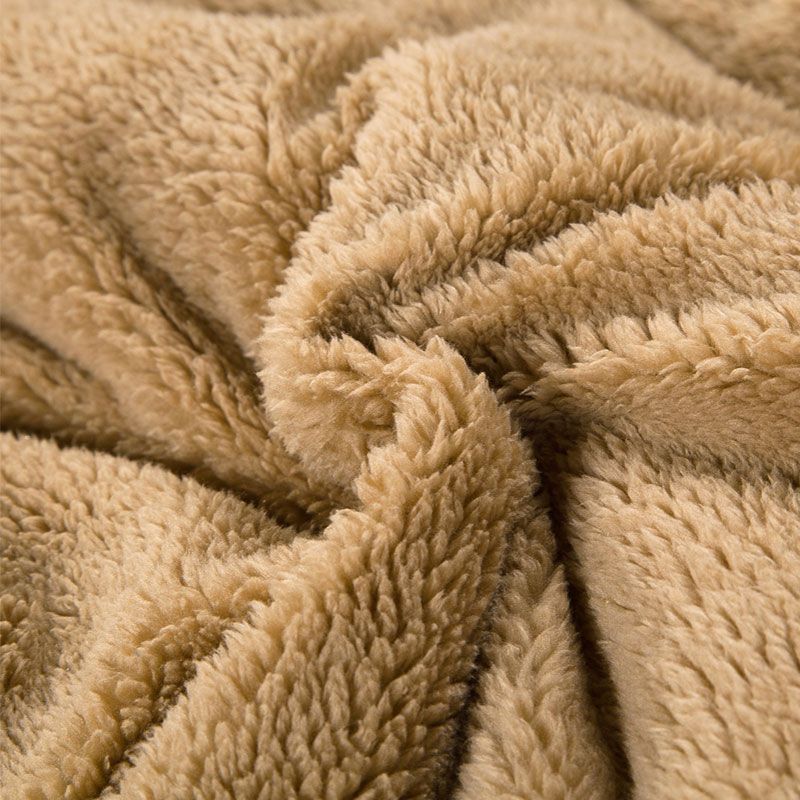  Chăn lông cừu Nekio Nhật Bản Vàng Be 