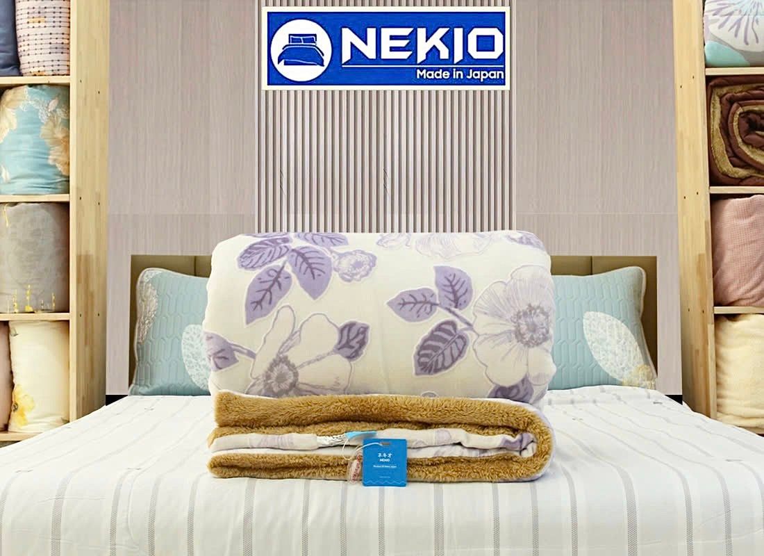  Chăn lông cừu Hoa Tím 