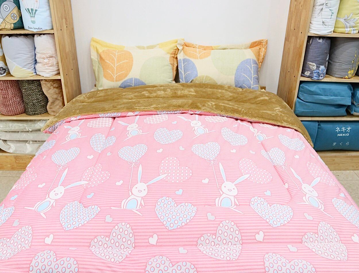  Chăn lông cừu Nhật Bản Nekio Thỏ Ngọc 