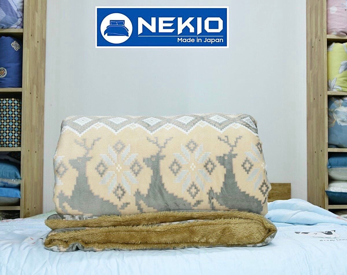  Chăn lông cừu Nhật Nekio Tuần Lộc 