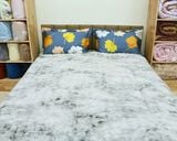  Chăn Queen Luxury Nekio Lông Thỏ Tuyết Xám 