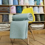  Chiếu Lụa Massage Nekio Nhật Bản xanh đậm 