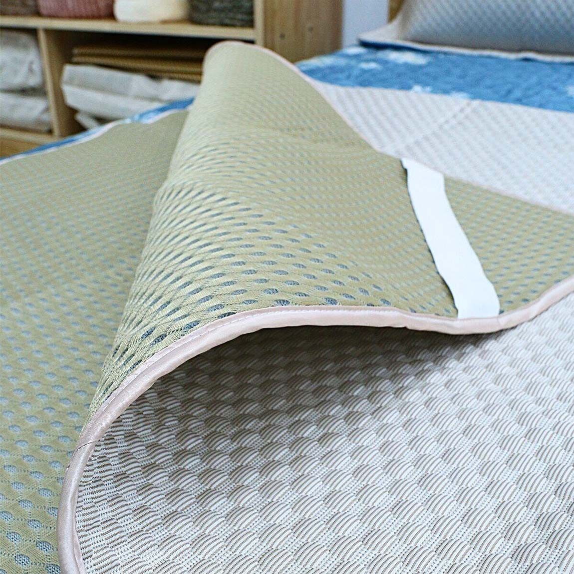  Chiếu Lụa Massage Nekio Nhật Bản cam nhạt 