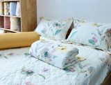  Bộ Chăn Ga Kam Cotton Thạch Thảo 
