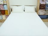  Bộ Chăn Ga Cotton USA Nekio Trắng 