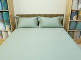  Bộ Chăn Ga Cotton USA Nekio Xanh Đá 