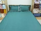  Bộ Chăn Ga Cotton USA Nekio Xanh Đậm 