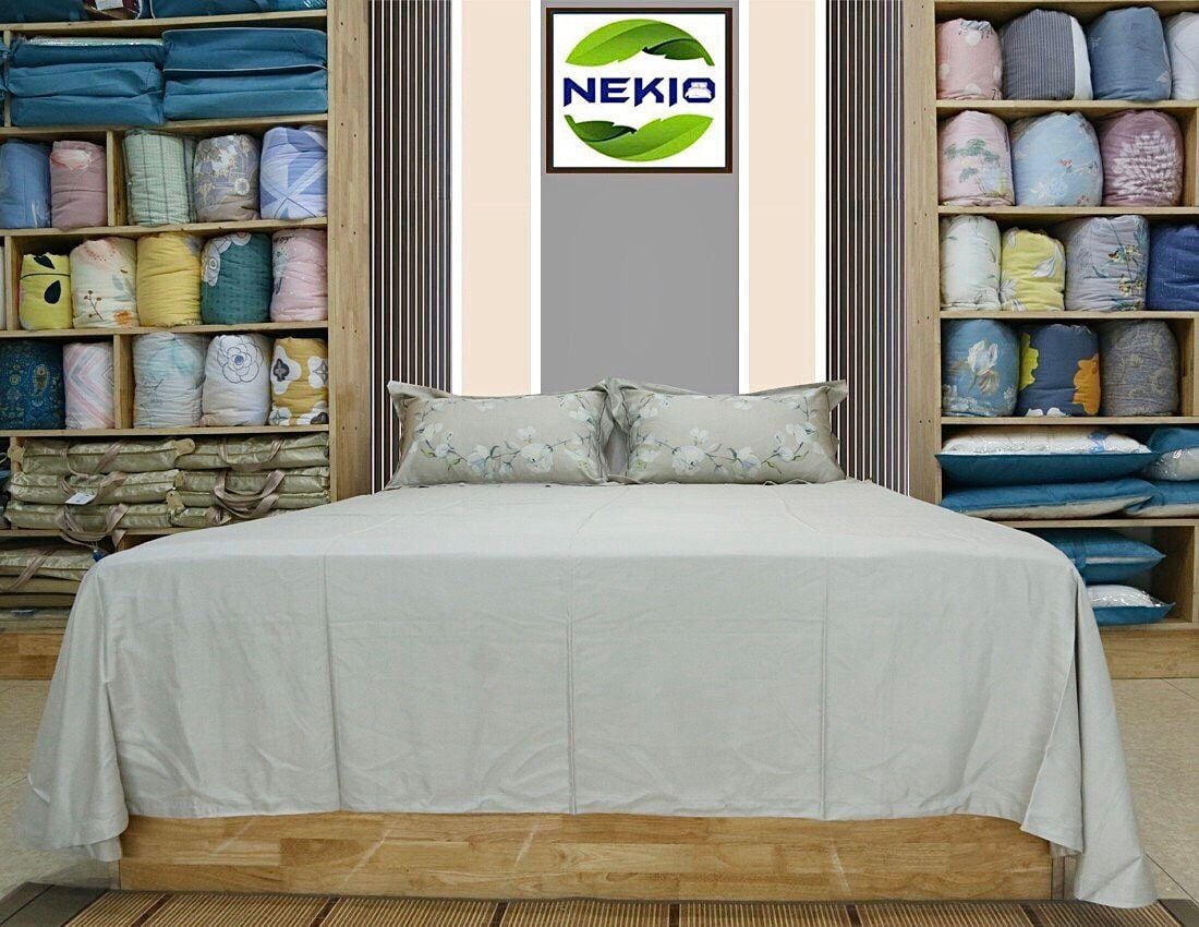 Tấm phủ đệm và 2 vỏ gối đầu Tencel 