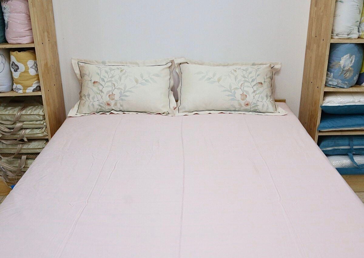  Tấm phủ đệm và 2 vỏ gối đầu Tencel 