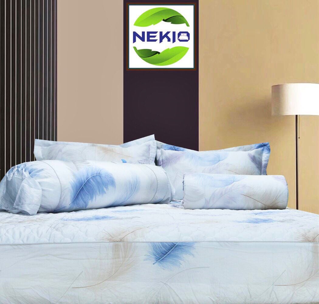  Bộ chăn ga Lụa Tencel Lông Vũ 