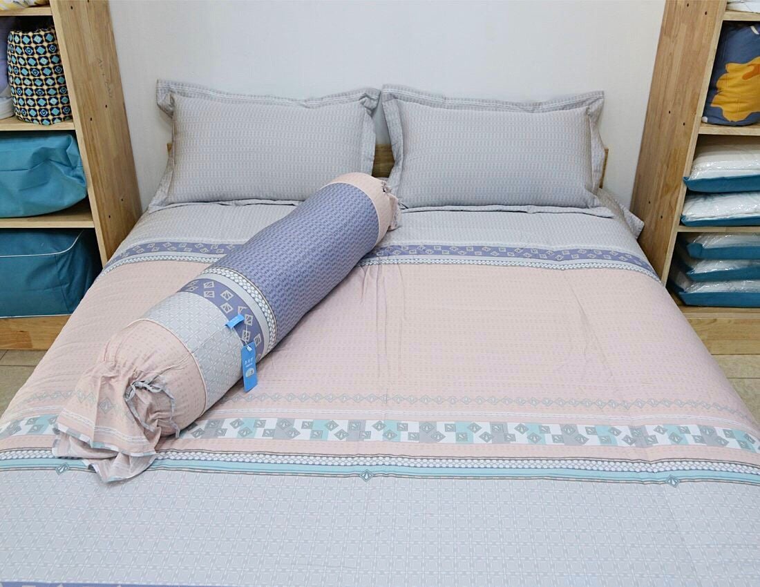  Bộ chăn ga Modal Kẻ Hồng 