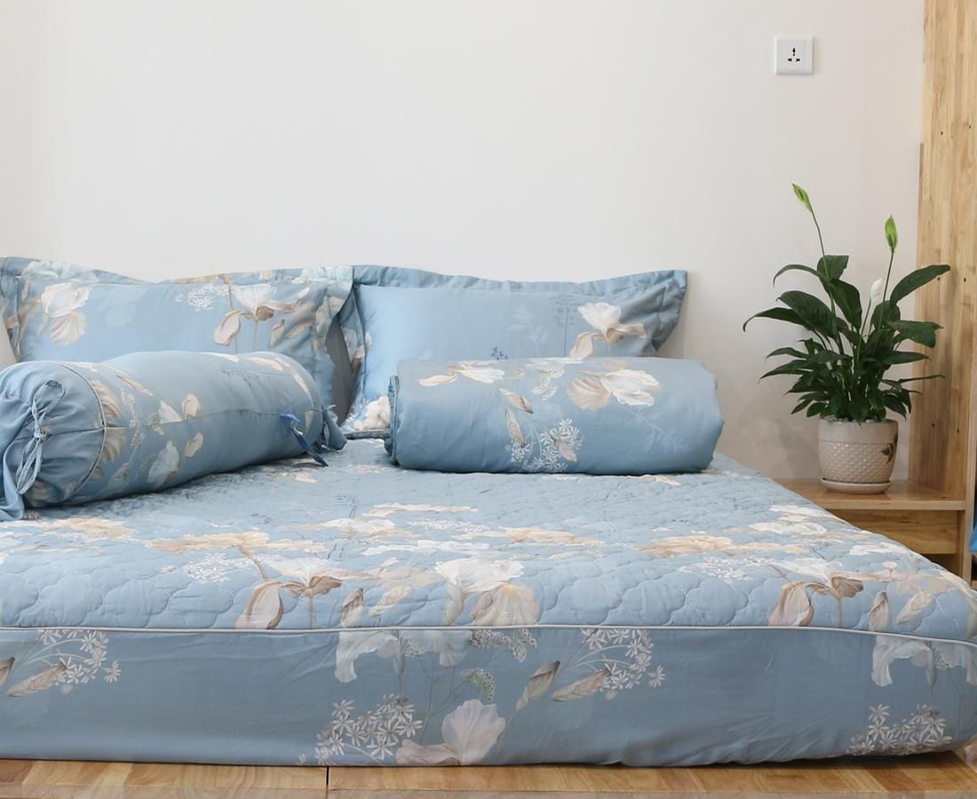  Bộ chăn ga lụa Protencel-S Cánh Tiên 