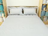  Bộ Chăn Ga Cotton USA Nekio Ghi 