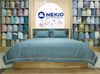 Bộ Chăn Ga Cotton USA Nekio Xanh Ngọc
