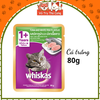 Pate Whiskas dành cho mèo lớn 1 tuổi, gói 80g