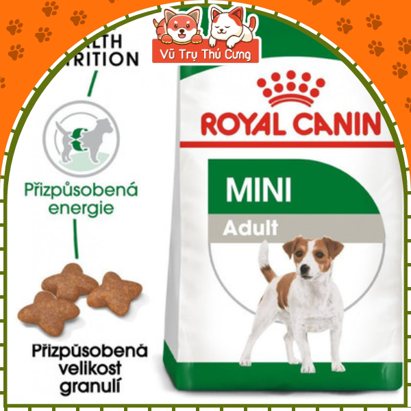Hạt cho chó trưởng thành Royal Canin Mini Adult 800g, 2kg