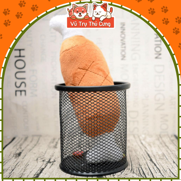 Đồ chơi nhai gặm cho chó, đùi gà nhồi bông