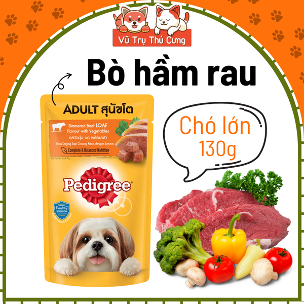 Pate cho chó Pedigree xuất xứ Thái Lan