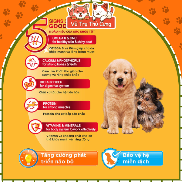 Hạt Pedigree dành cho Chó con vị gà trứng và sữa, 1,3Kg