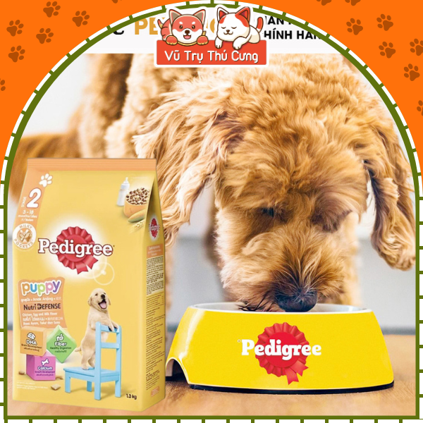 Hạt Pedigree dành cho Chó con vị gà trứng và sữa, 1,3Kg