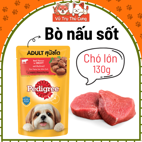Pate cho chó Pedigree xuất xứ Thái Lan