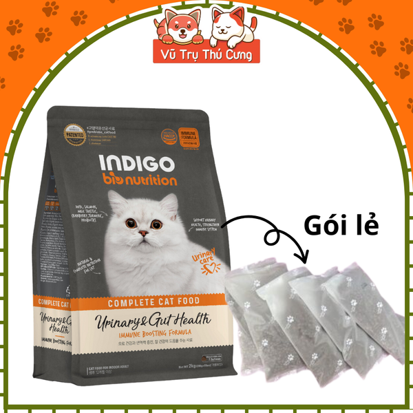 Hạt hữu cơ INDIGO Hàn Quốc cho Mèo 2Kg, giúp Tiêu búi lông và Mượt lông da