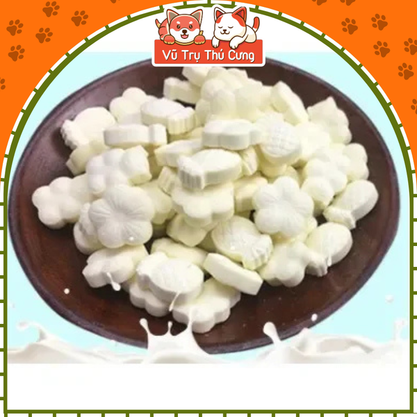 Viên xương sữa dê bổ sung Canxi cho Chó mèo Funny U 100g
