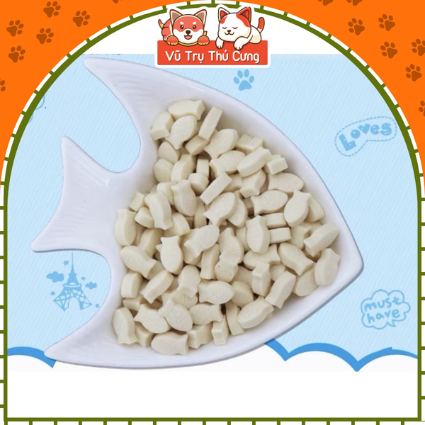 Viên xương sữa dê bổ sung Canxi cho Chó mèo Funny U 100g