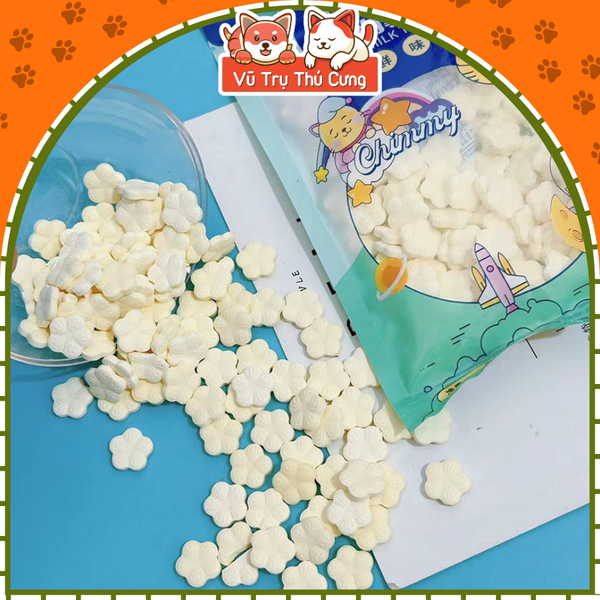 Viên xương sữa dê bổ sung Canxi cho Chó mèo Funny U 100g