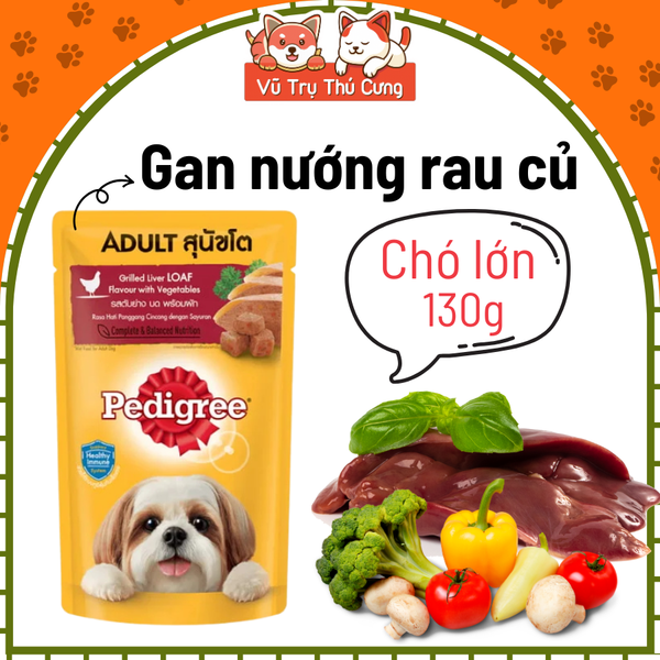 Pate cho chó Pedigree xuất xứ Thái Lan