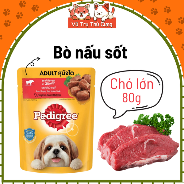 Pate cho chó Pedigree xuất xứ Thái Lan