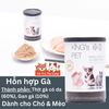 Pate King Pet Cho Chó Mèo Từ Thịt và Rau Củ  Lon 380g