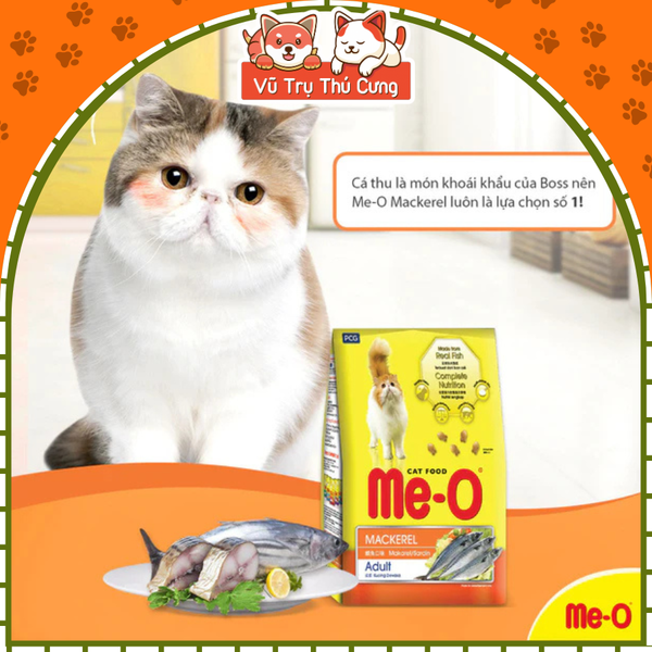 Thức Ăn Hạt Me-O Cho Mèo Nhiều Hương Vị Dinh Dưỡng