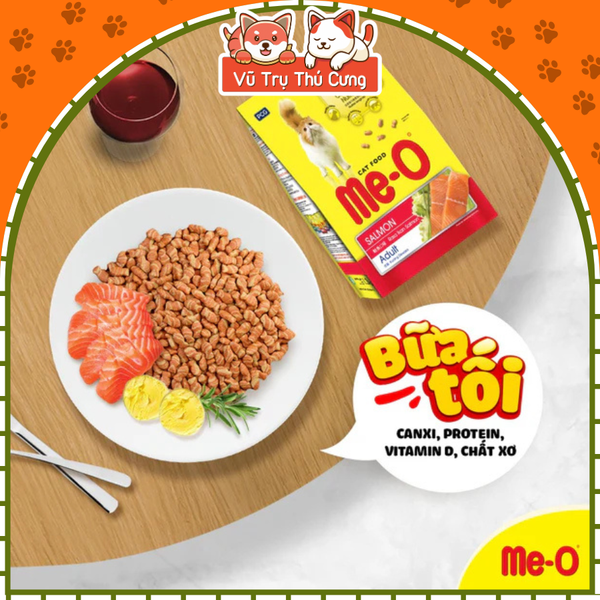 Thức Ăn Hạt Me-O Cho Mèo Nhiều Hương Vị Dinh Dưỡng