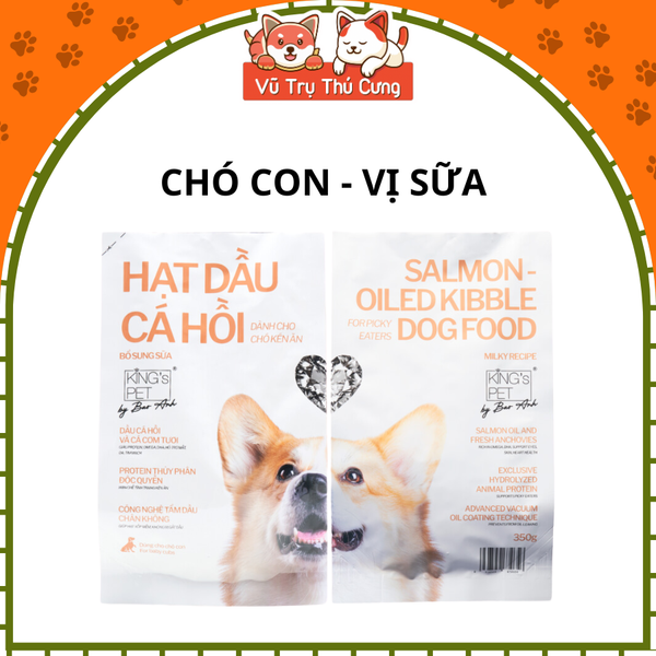 Hạt Cho Chó Bổ Sung Dầu Cá Hồi King's Pet2