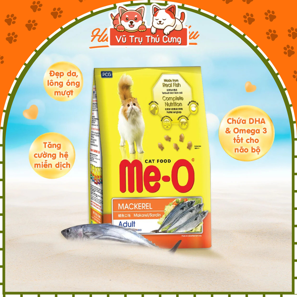 Thức Ăn Hạt Me-O Cho Mèo Nhiều Hương Vị Dinh Dưỡng