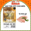 Thức ăn Hạt cho mèo Tebcity mix topping thịt gà siêu dinh dưỡng, không ngũ cốc 1,5Kg2