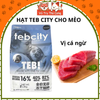 Thức ăn Hạt cho mèo Tebcity mix topping thịt gà siêu dinh dưỡng, không ngũ cốc 1,5Kg2