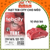 Thức ăn Hạt cho mèo Tebcity mix topping thịt gà siêu dinh dưỡng, không ngũ cốc 1,5Kg2