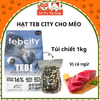 Thức ăn Hạt cho mèo Tebcity mix topping thịt gà siêu dinh dưỡng, không ngũ cốc 1,5Kg2