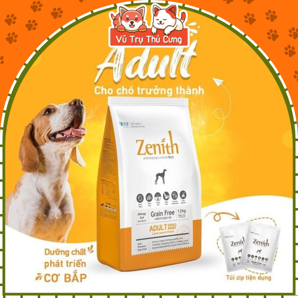 (3Kg) Hạt mềm Zenith Hàn Quốc dành cho Chó con, Chó trưởng thành