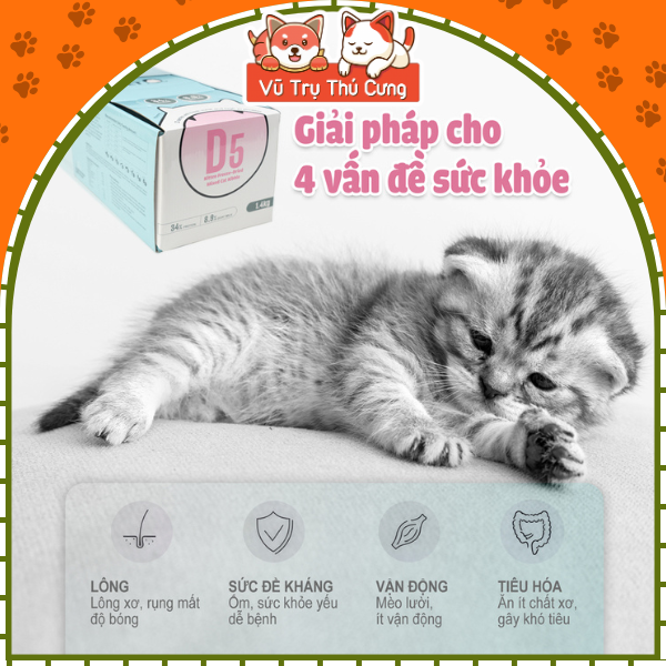 Hạt Cho Mèo Macaron PetQ Đạm Cao, Không Độn Ngũ Cốc2