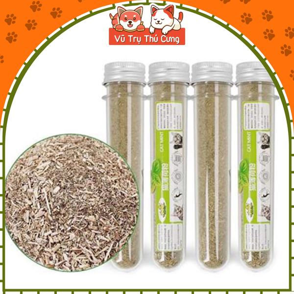 Cỏ bạc hà cho mèo giảm căng thẳng, Cỏ mèo tiêu búi lông 50ml