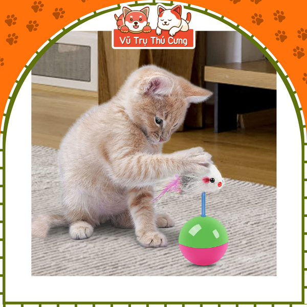 Đồ Chơi Chuột Lật Đật Cho Mèo Tương Tác
