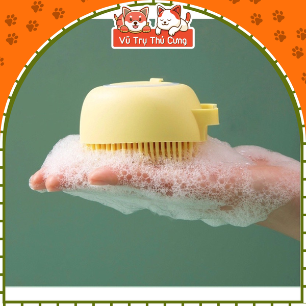 Dụng cụ Massage tạo bọt tắm cho thú cưng tiện lợi