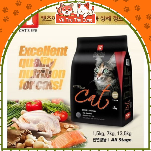 Thức ăn hạt Cat Eye Hàn Quốc cho Mèo 1Kg