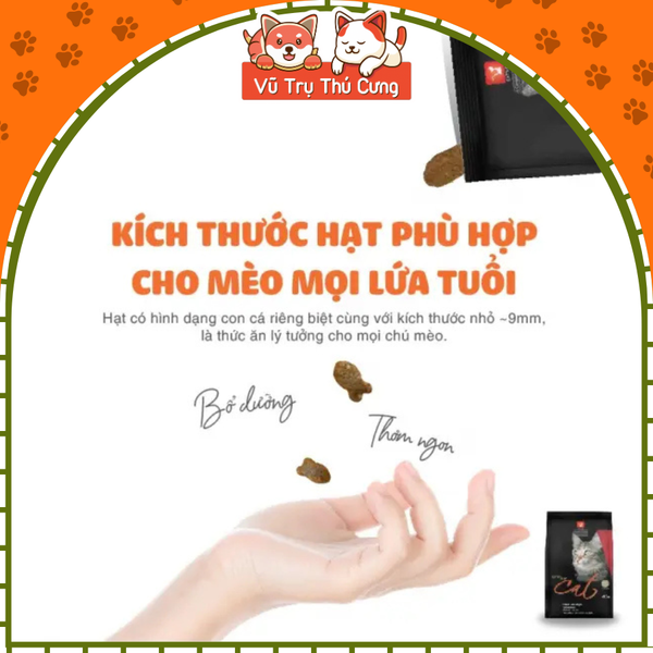 Thức ăn hạt Cat Eye Hàn Quốc cho Mèo 1Kg