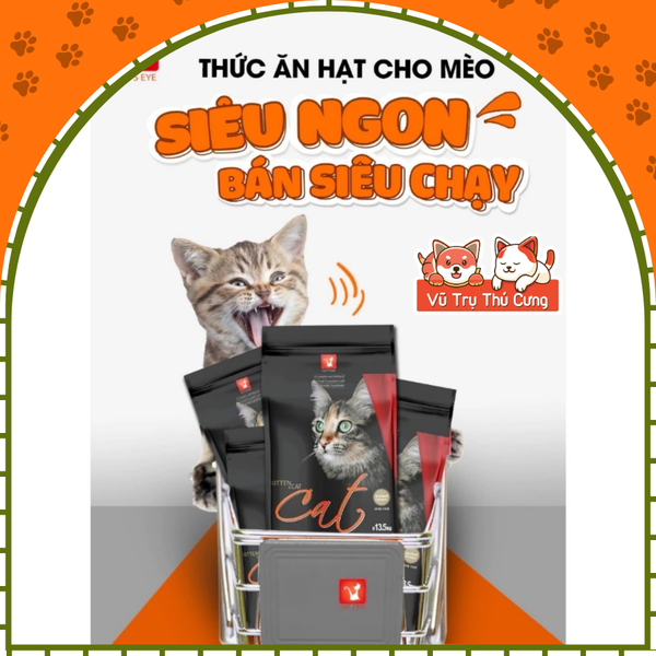 Thức ăn hạt Cat Eye Hàn Quốc cho Mèo 1Kg