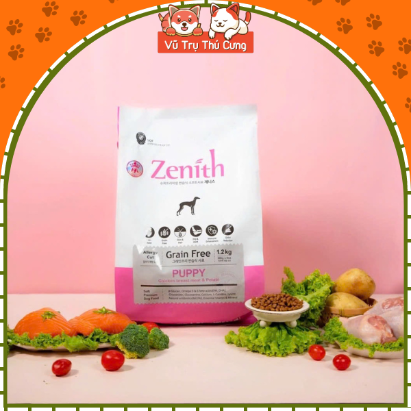 Thức ăn Hạt Mềm Zenith Puppy dành cho Chó con, túi 1,2Kg